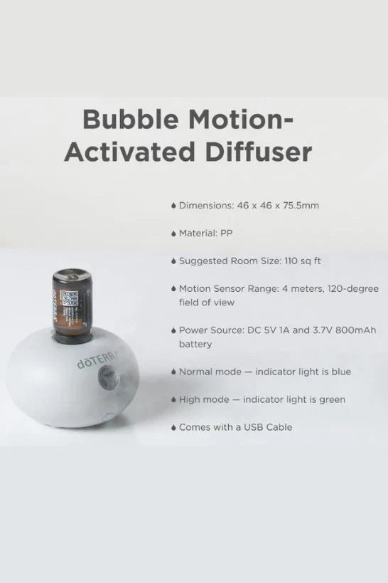 Bubble Motion-Activated Diffuser