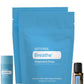 doTERRA Breathe respiratory drops packaging with blue dropper bottle and essential oil bottle on a white background