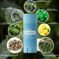 doTERRA Breathe Vapor Stick with images of plants and essential oils on a green leafy background