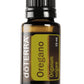 doTERRA Oregano essential oil bottle on a white background